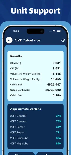 CFT Calculators - Cubic feet screenshot 3