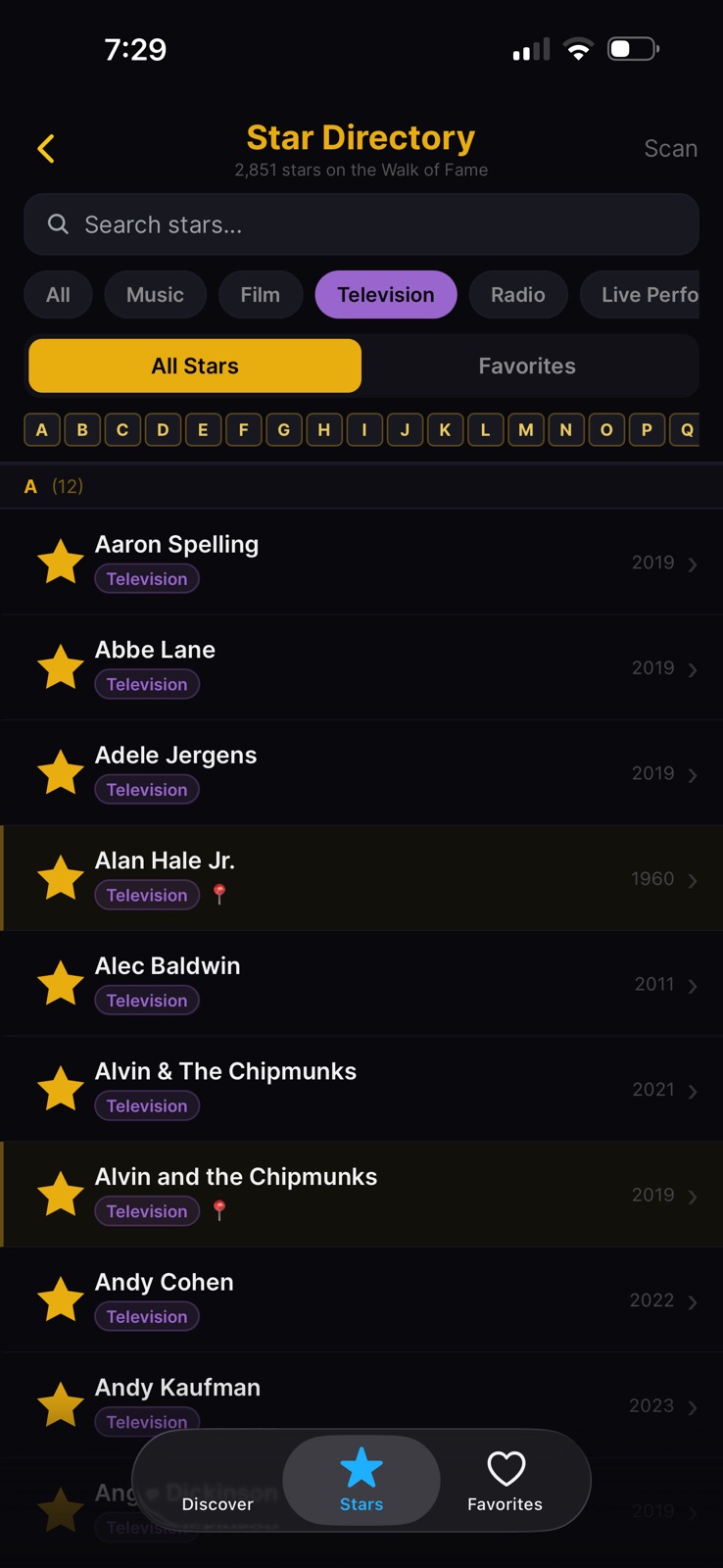 Know Ya Stars: Los Angeles iphone screenshot 4