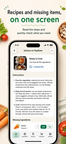 Shokuzaiko: Food Inventory iPhone screenshot