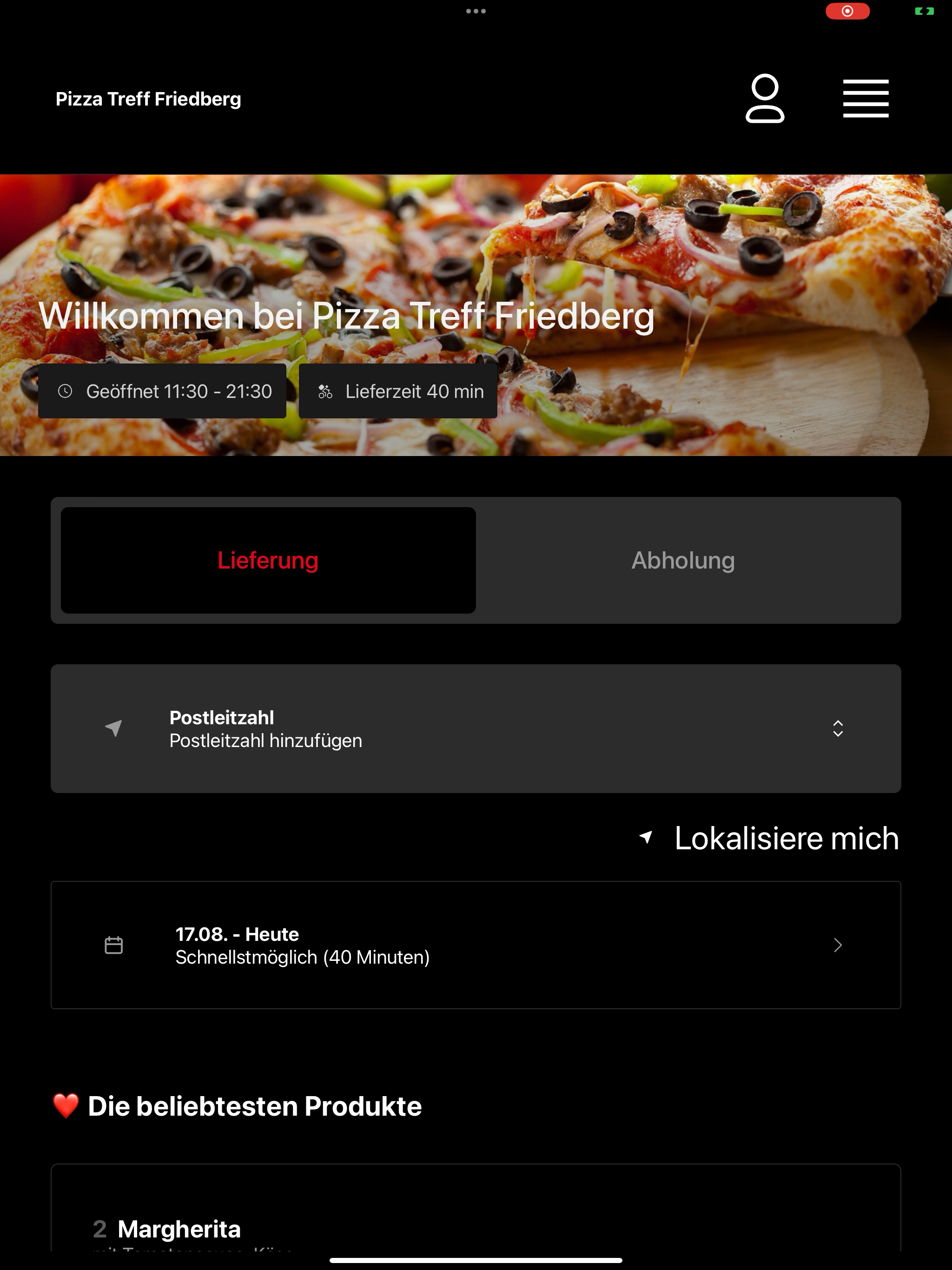 Pizza Treff Friedberg screenshot 9