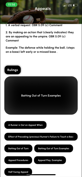 Baseball Rules Screenshot 6 of 9