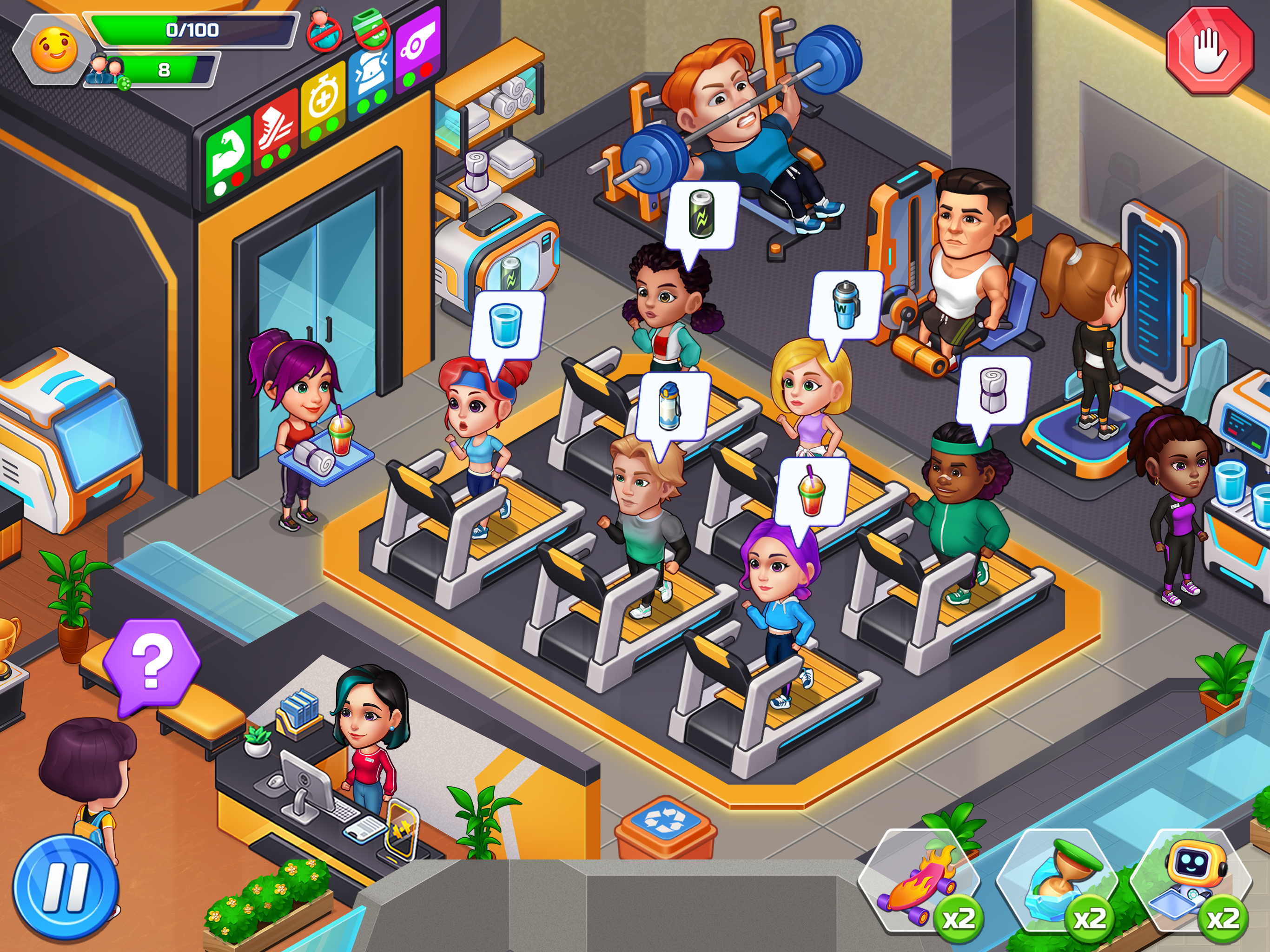 Happy Fitness: Gym Game screenshot 14