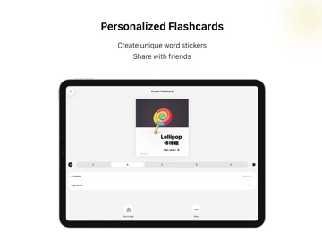 MiiWords - English Flashcards iPad screenshot