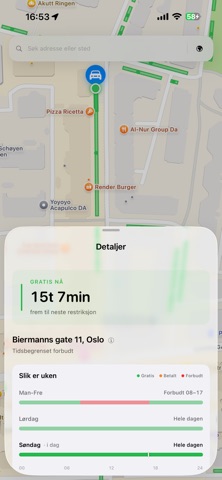 Parkering Oslo Screenshot 2 of 3