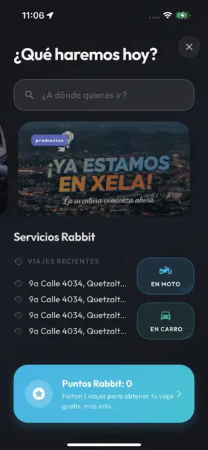 Rabbit: Pide un Viaje screenshot 2