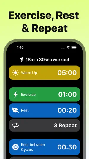 Timer for Workouts - HIIT screenshot 2
