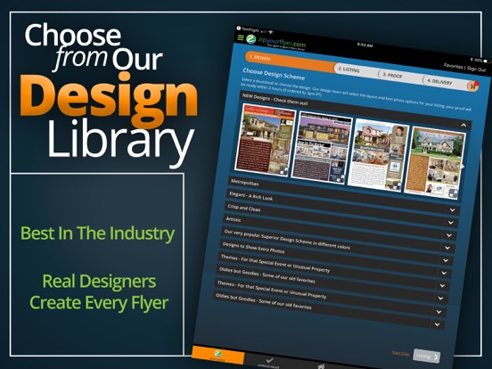Zip Your Flyer iPad screenshot 3 - Lifestyle app