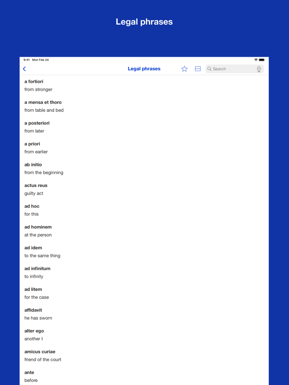 Screenshot #5 pour Latin phrases and vocabulary