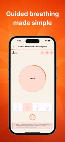 Pranayama : Breathing Exercise screenshot