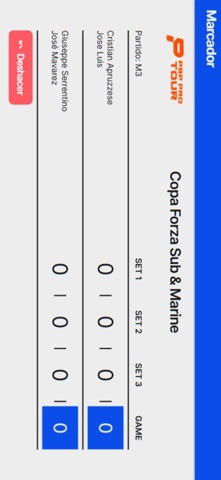 PBP Pro Tour Marcador screenshot