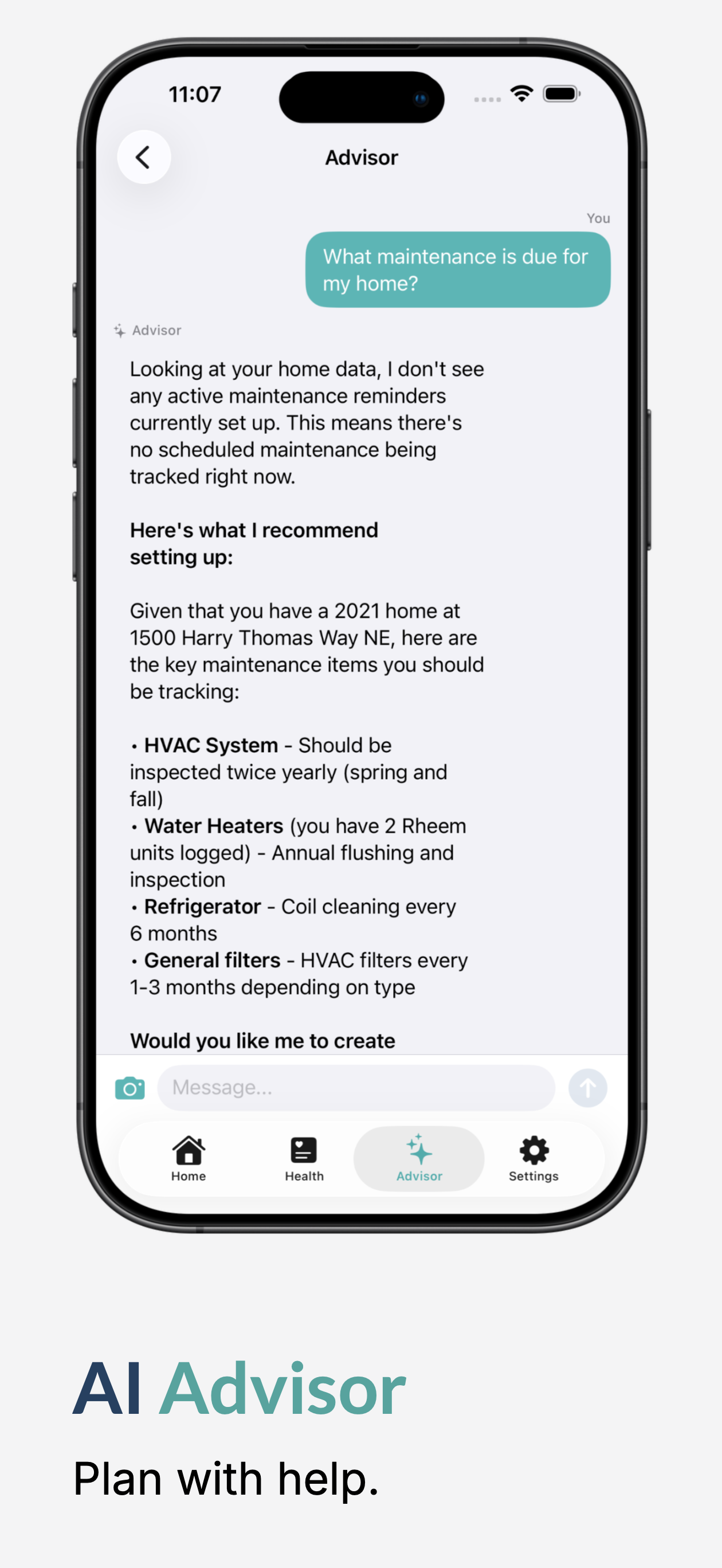 House.IQ - Maintenance Tracker