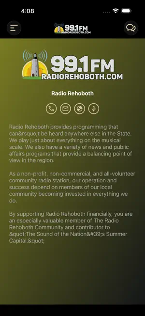 Radio Rehoboth screenshot 3