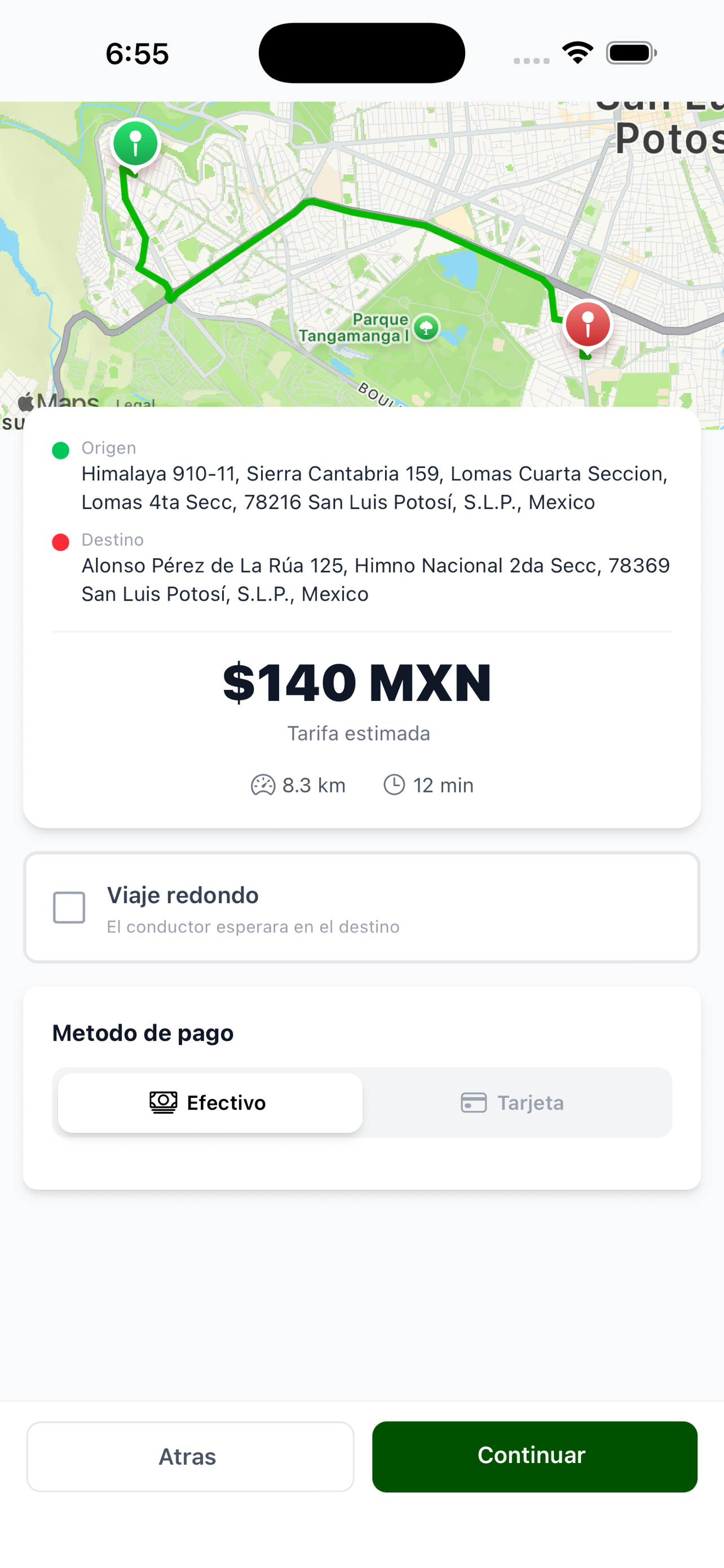 RT Sube-T Pasajero