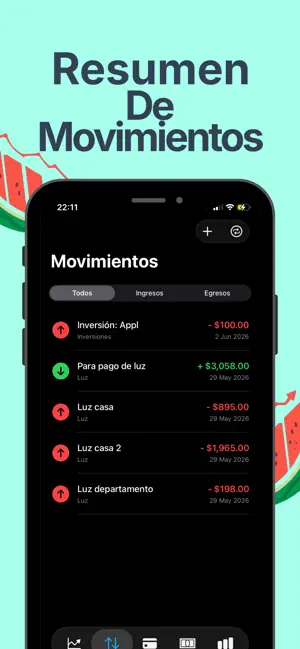 Sandía Finanzas screenshot 2