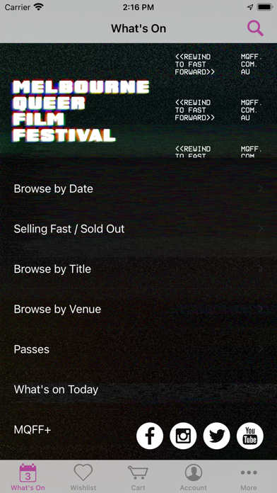 Screenshot #2 pour Melbourne Queer Film Festival