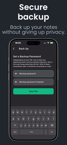 Koz - Private Notes iPhone screenshot