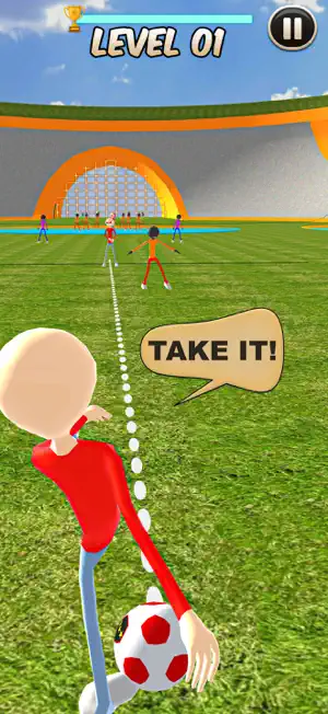 Football Kick Soccer Game 3D screenshot 3