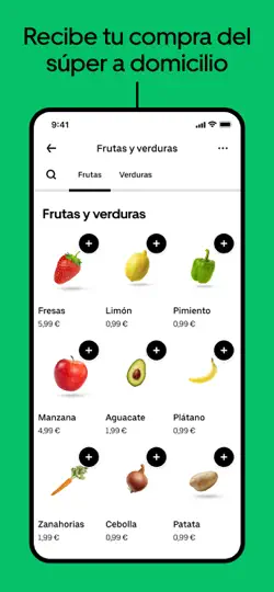 Captura de pantalla de Uber Eats: Comida A Domicilio en iPhone 6