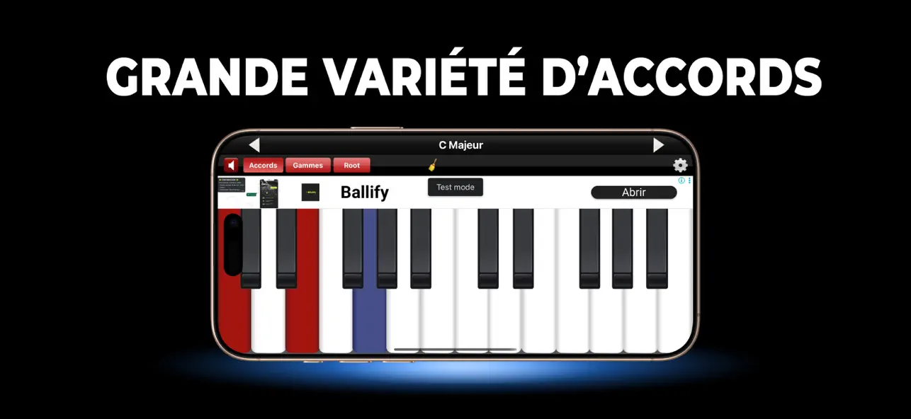 Screenshot #1 pour Piano Accords & Gammes Lite