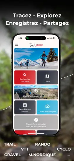 Capture d'écran de Trail Connect sur iPhone 2