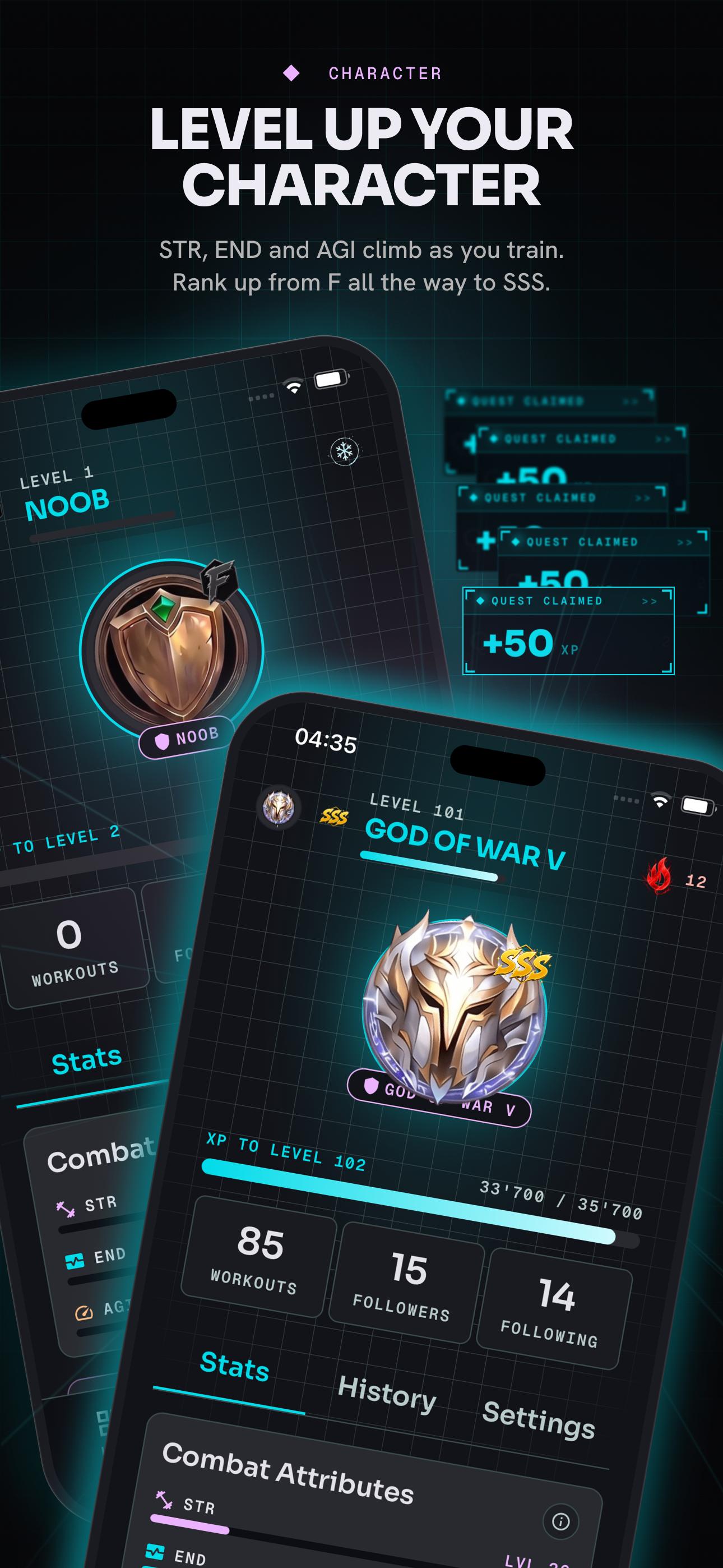 XPGym: Gamified Gym Tracker screenshot 4