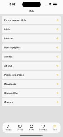 LOVE | IGREJA iPhone screenshot