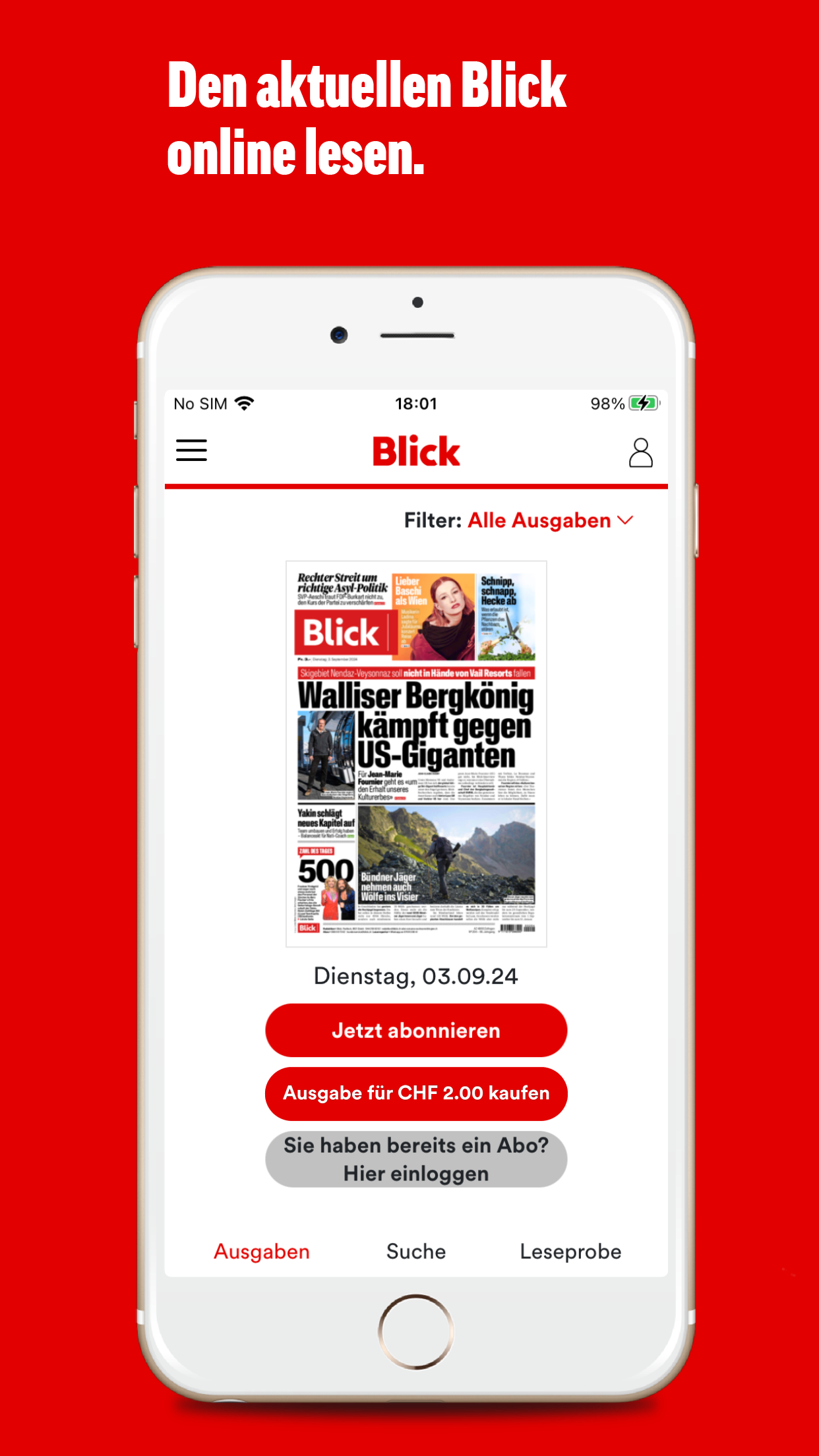 Blick E-Paper