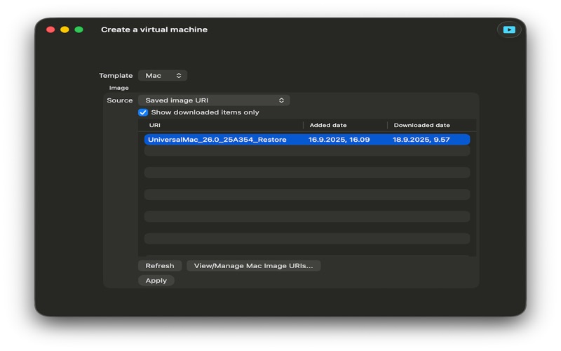 App screenshot