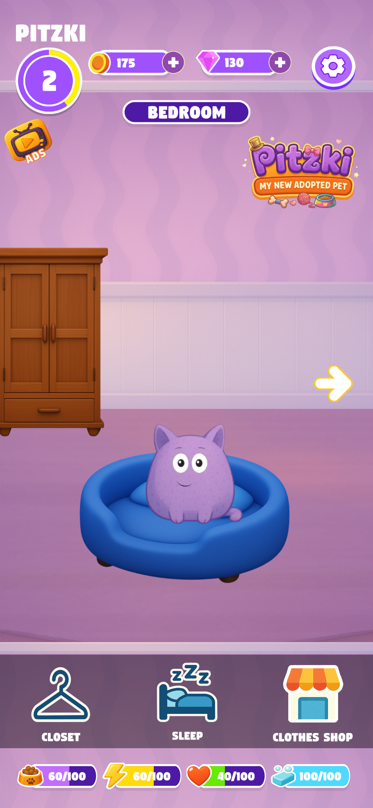 Pitzki: Virtual Pet screenshot 3
