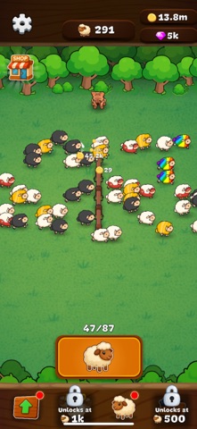 Shleep! - Idle Clicker iPhone screenshot