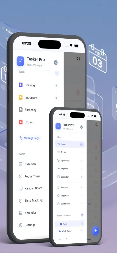 To Do List: TaskerPro 待办事项清单应用截图