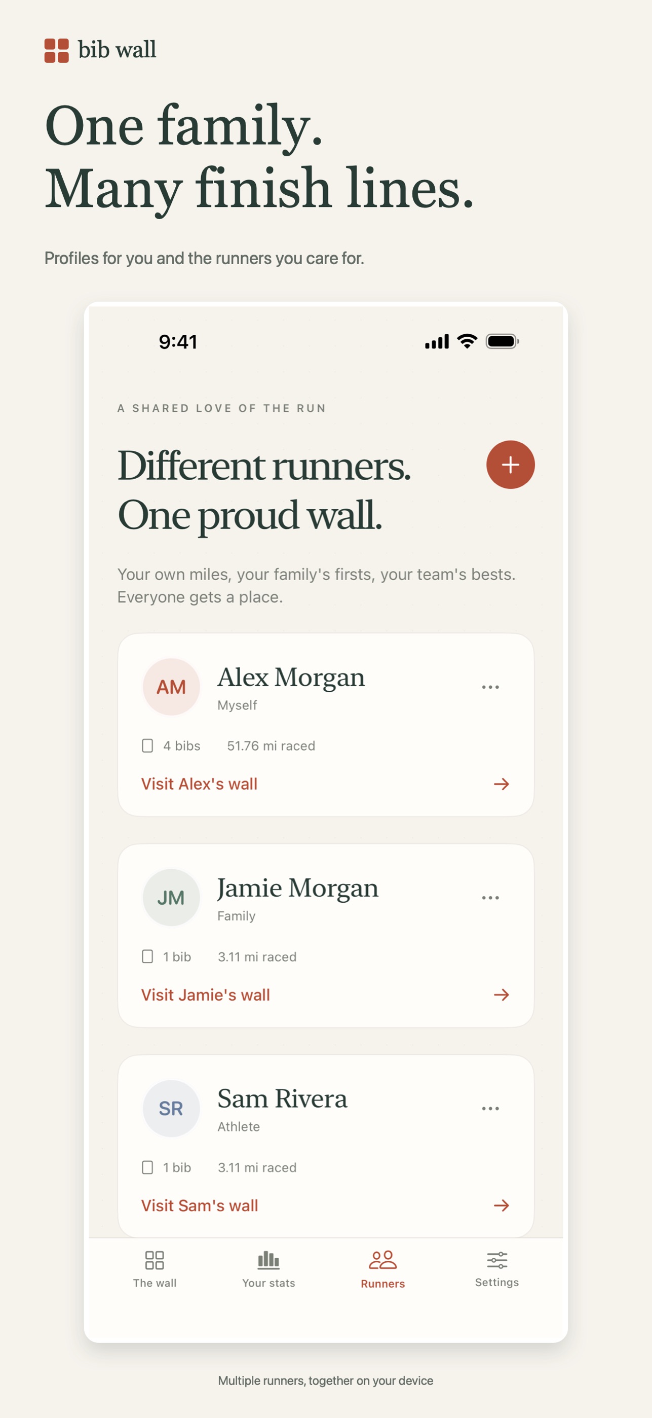 Screenshot 1 of Bib Wall: Race Bib Tracker