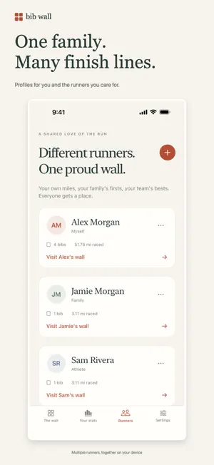 Bib Wall: Race Bib Tracker screenshot 1