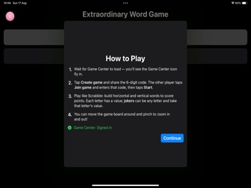 Extraordinary iPad screenshot