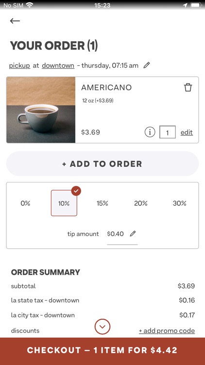 Rhino Coffee - Order Ahead screenshot-3