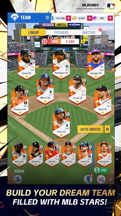 MLB Clutch Hit Baseball Screenshot