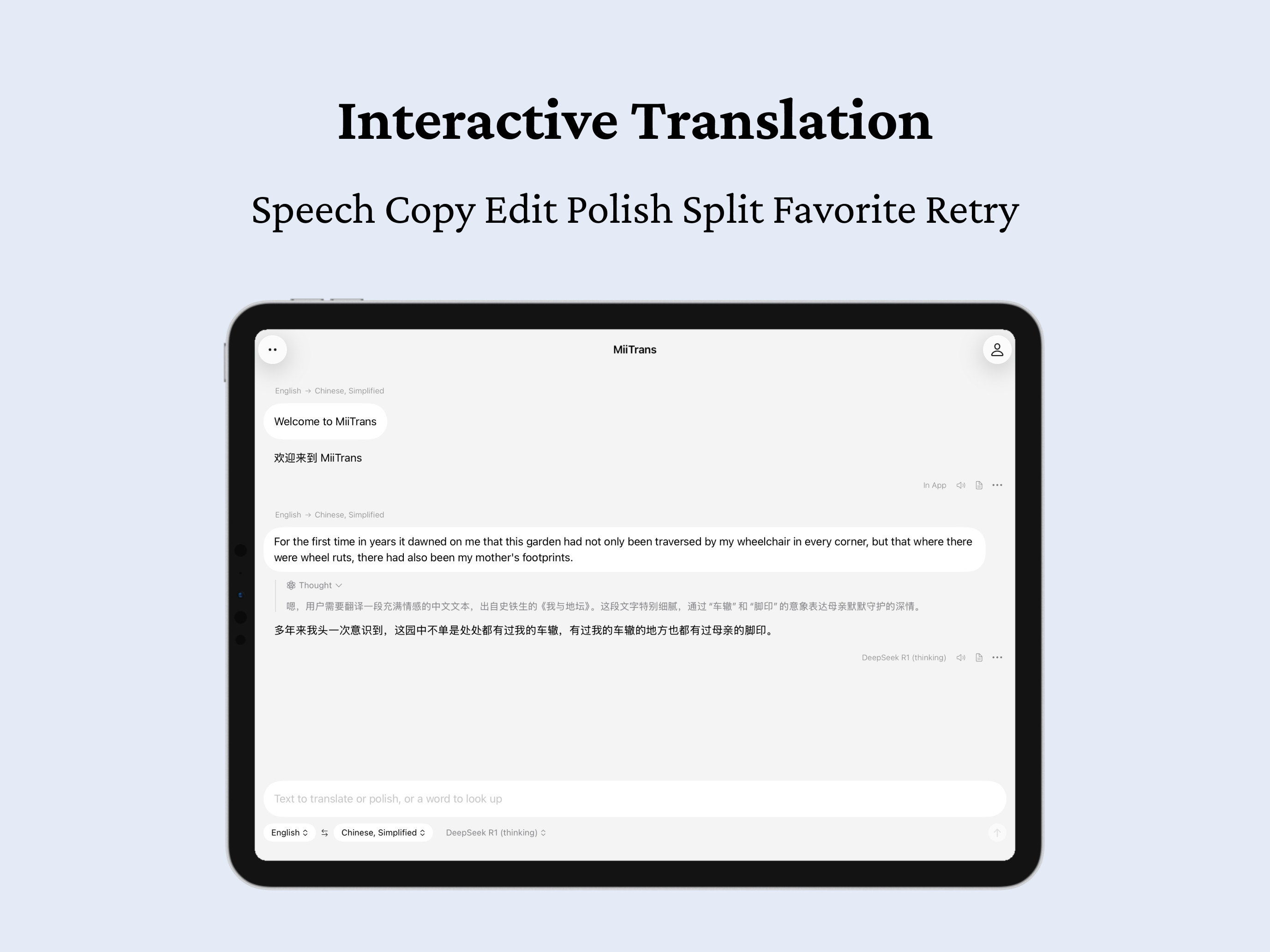 MiiTrans - AI Translate