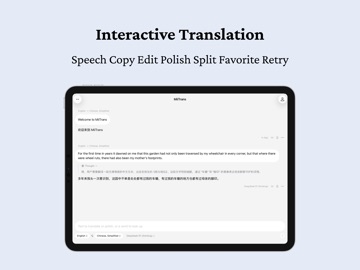 MiiTrans - AI Translate iPad screenshot