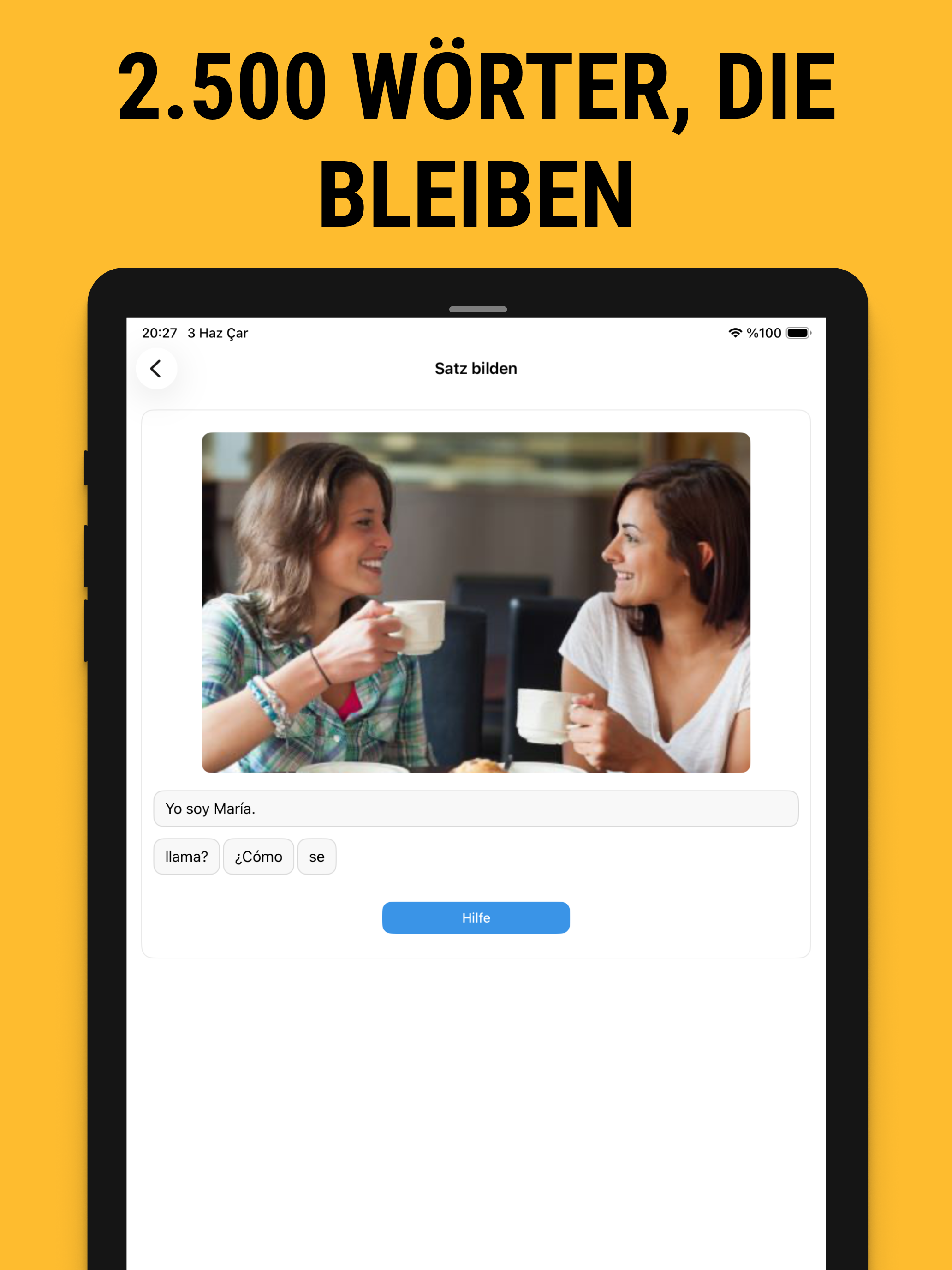 Spanische Sprache Übungen