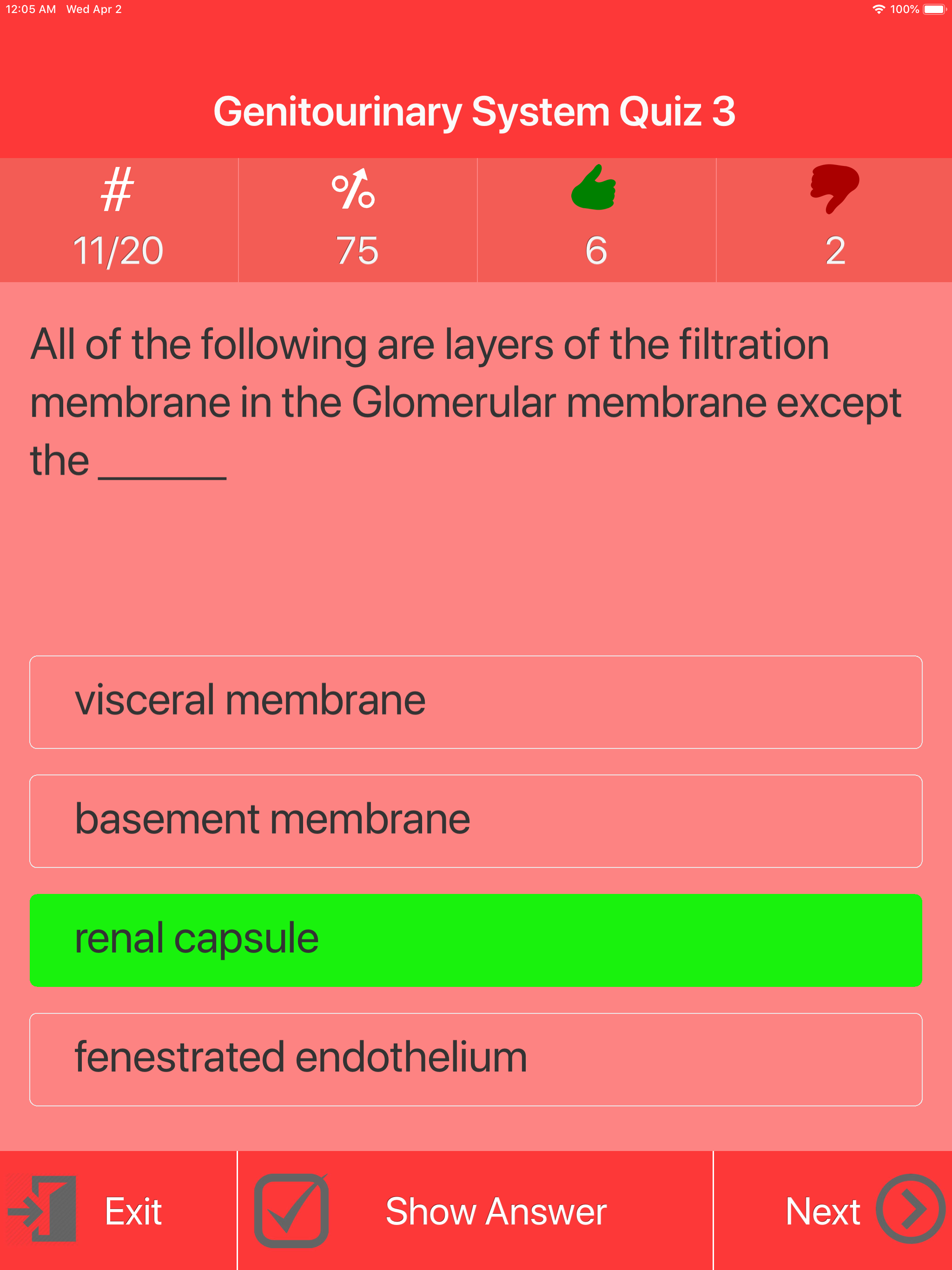 Genitourinary System Trivia