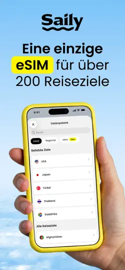 Screenshot von Saily: ESIM Mit Telefonnummer auf dem iPhone 1