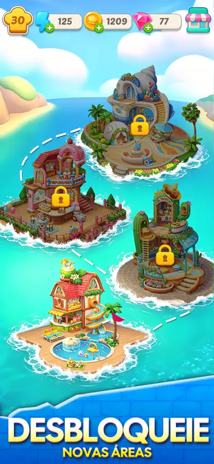 Screenshot 4 di 5 di Yumtopia: Merge & Cook