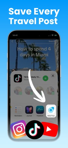Trip Itinerary Planner - Meily screenshot