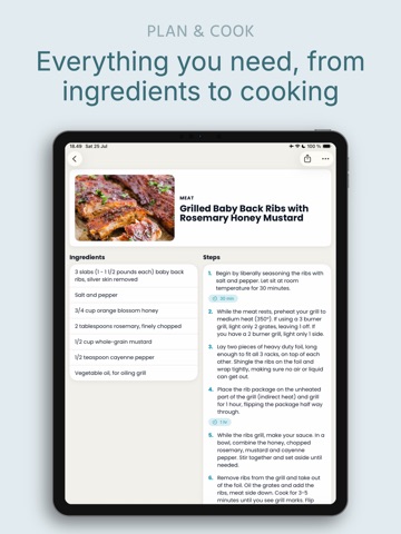 Cook It! - Recipe Collection iPad screenshot