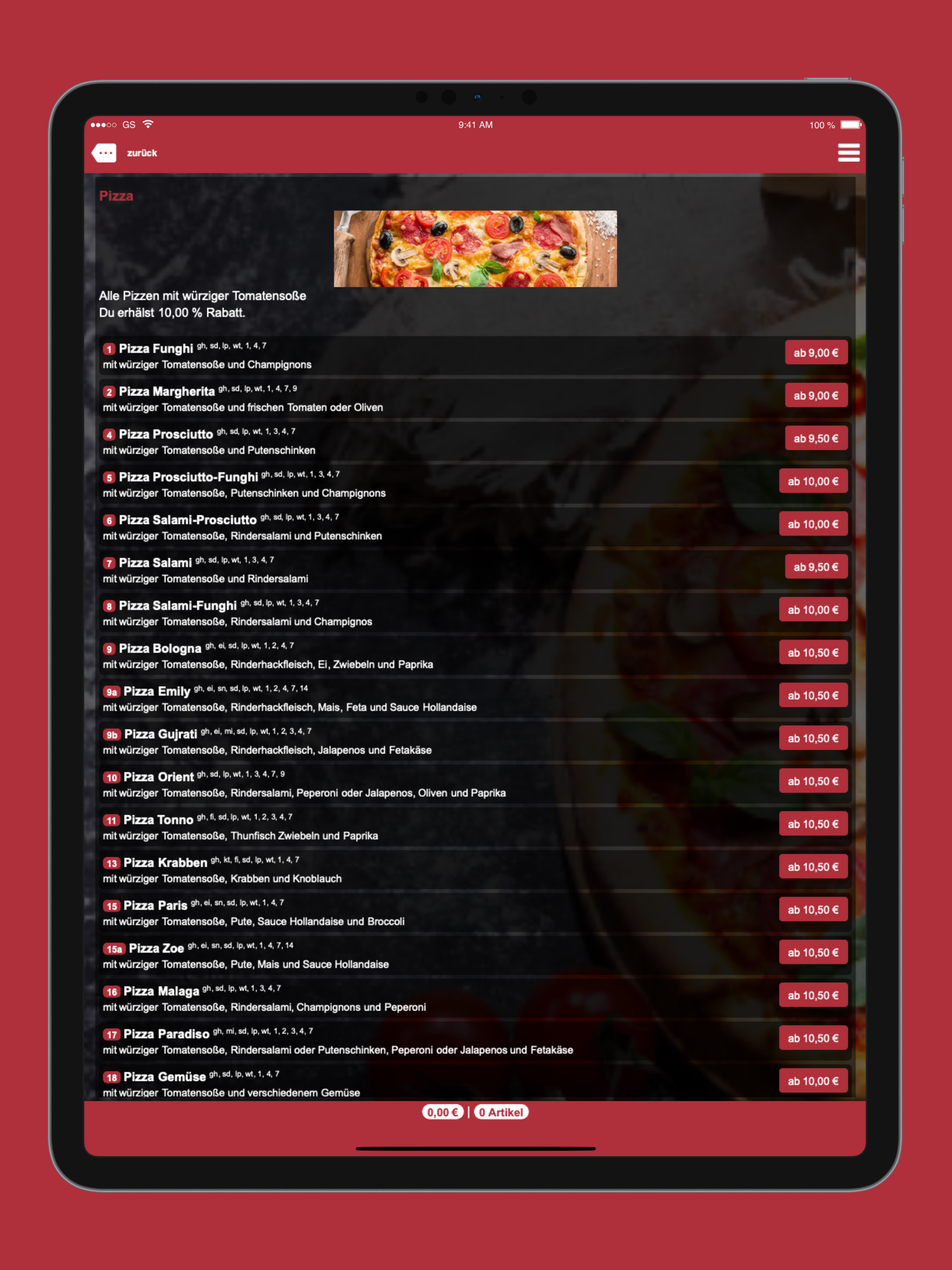 Saloniki Pizza Büdelsdorf
