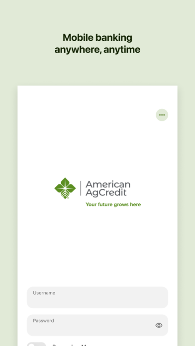 Screenshot #1 pour American AgCredit Mobile