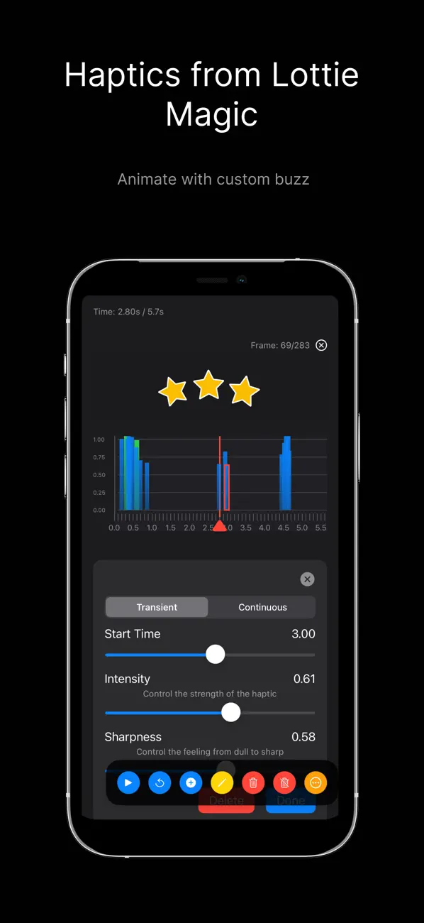 #4. HapticSync - Vibration Studio (iOS) Ved: Konstantinos Meletiou