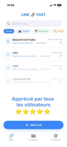 Linkfast screenshot