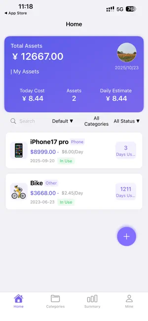 ItemLog Home Inventory Tracker screenshot 1