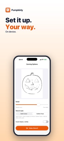 Pumpkinly: Pumpkin Stencil iPhone screenshot